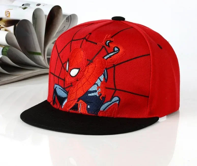 HotAnime Cartoon Spiderman Hats for Kids Toddler Baseball Cap Spring Snapback Hip Hop Adjustable Caps