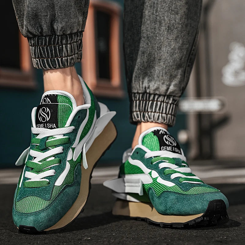 Chaussures de cricket décontractées pour homme, baskets tendance, chaussures Forrest Gump, chaussures de marche, chaussures de tennis, chaussures de sport, chaussures de course sur route