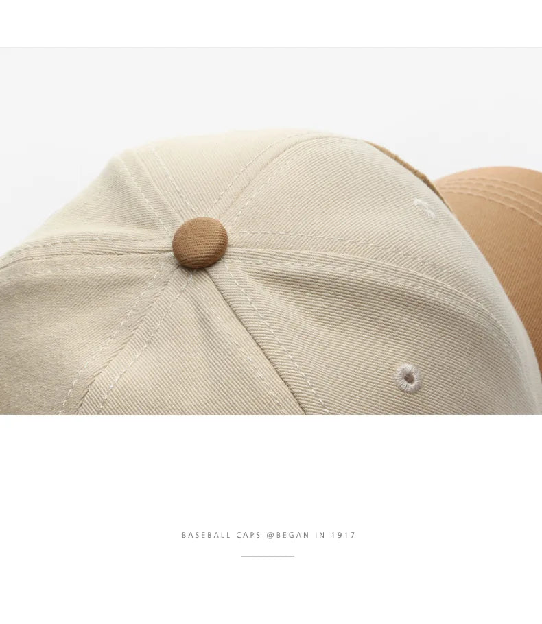 Vintage-Baseballkappe mit gesticktem „C“ | Zweifarbiges Design, verstellbarer Riemen, Unisex für Männer und Frauen