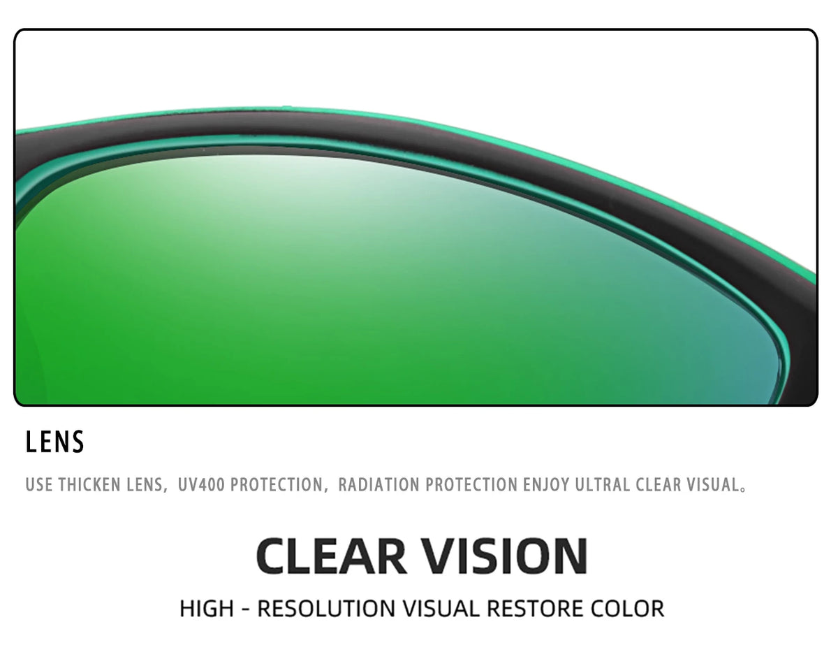 Men Women Polarized Cycling Sunglasses Outdoor Driving Hiking Eyewear Fishing Anti-glare UV400 Protection Sun Glasses