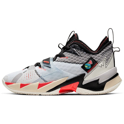 Nike Original JORDAN Herren-Basketballschuhe, Mid-Top, gepolstert, strapazierfähig, CD3002-101
