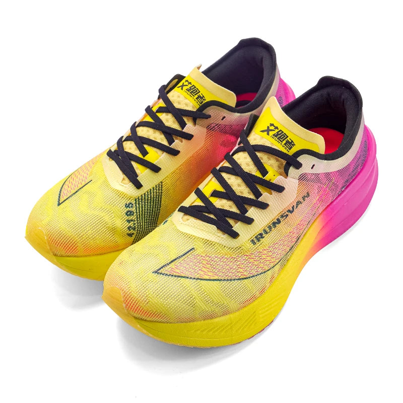 IRUNSVAN Carbon Plate Marathon Running Shoes, Professional Stable Support, Shock Absorption, Ultra-Light Rebound Sports Shoes