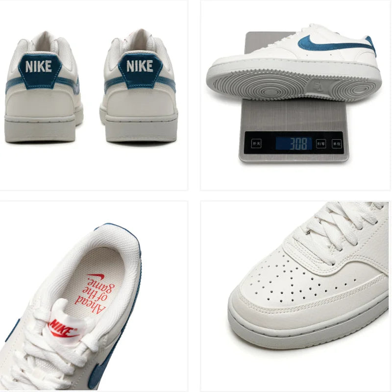 Authentieke Nike Court Vision Low minimalistische, veelzijdige, ademende casual outdoorsneakers voor dames IM7799-133
