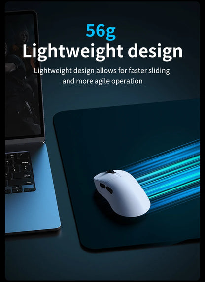 AJAZZ AJ179 V2 MAX Tri-mode Right-handed Mouse 56g Lightweight PAW3311 Sensor Huanuo Micro Switch Telink Microchip