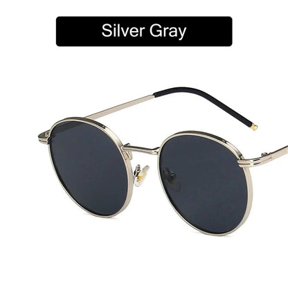 Móda Dámské Pánské Sluneční brýle Kulaté sluneční brýle Dámské brýle s kovovou obrubou Pánské rybářské brýle Hip Hop brýle s kovovou obrubou Sluneční brýle UV400