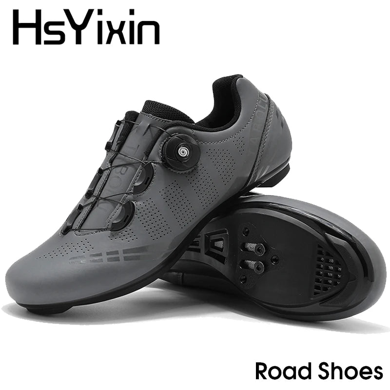 Atmungsaktive MTB-Fahrradschuhe für Damen und Herren – Offroad-Mountainbike-Fahrradschuhe mit selbstsichernden Speed-Mountainbike-Pedalschuhen