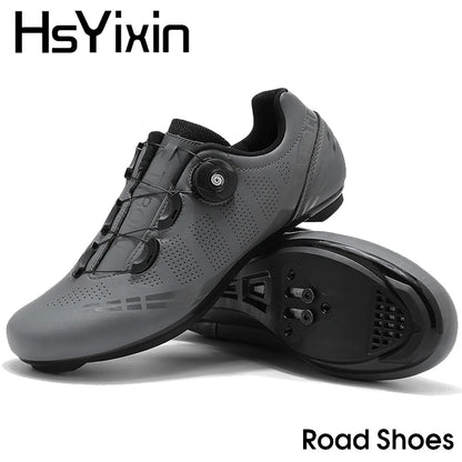 Atmungsaktive MTB-Fahrradschuhe für Damen und Herren – Offroad-Mountainbike-Fahrradschuhe mit selbstsichernden Speed-Mountainbike-Pedalschuhen