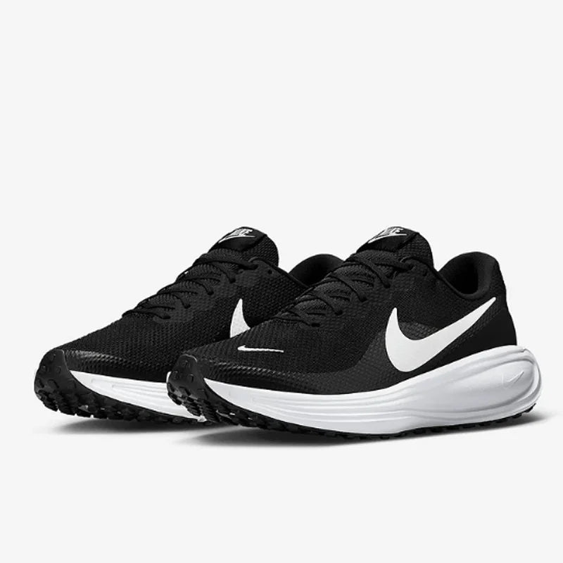 Chaussures de course Nike Revolution 8 Mesh respirantes pour homme, noir et blanc, HJ9198-003