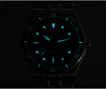San Martin 37.5mm 40mm Classic Simple Dial Men Diver Watch Miyota 9015 Luxury Automatic Mechanical Watch Waterproof 200m SN0148