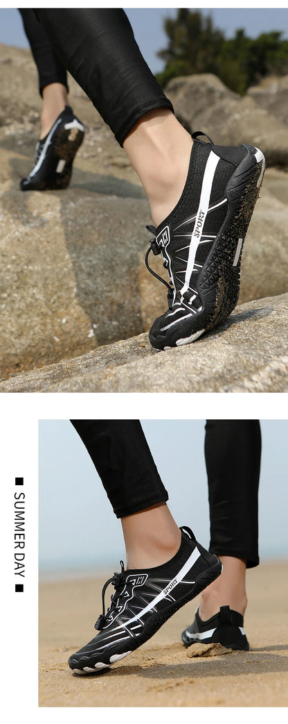 Wasserschuhe, Barfuß-Strand-Sportschuhe, hochwertige rutschfeste Schwimmschuhe, Fünf-Finger-Freizeit-Sportschuhe, Unisex