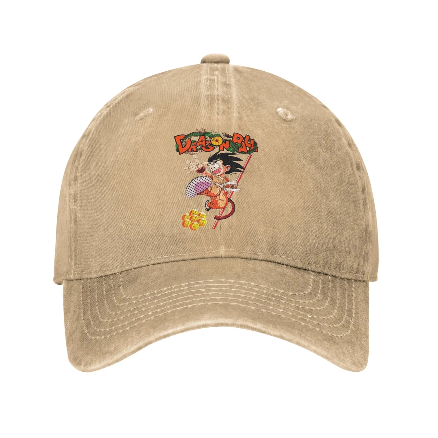 Goku and the Dragon Ball Z Men Women Baseball Cap  Distressed Washed Caps Hat Casual Outdoor Activities Adjustable Snapback Cap