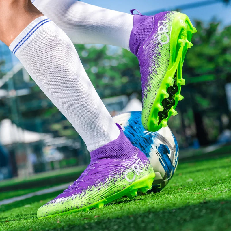 Chaussures de football pour adultes à succès cet automne, amortissantes, souples et stables, chaussures de sport à rebond, légères et dotées de crampons