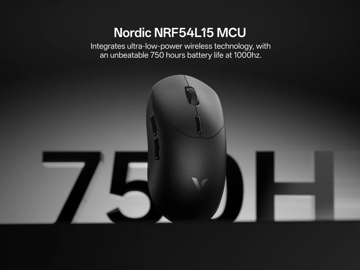 Rapoo VT2 MAX Wireless E-sports Gaming Mouse with 8K Polling Rate Optical Sensor Ergonomic Design 53g Lightweight for PC Latop