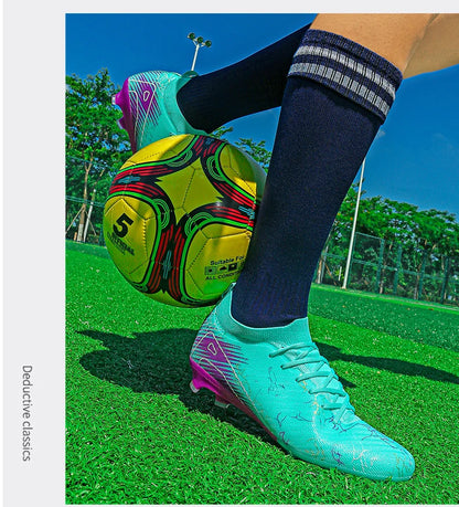 Chaussures de football pour homme, chaussures de foot antidérapantes, baskets d'entraînement FG, crampons de qualité supérieure, vente en gros, drop shipping, unisexe, adulte