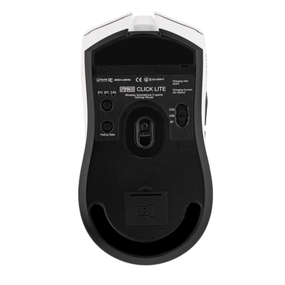 EPOMAKER Click Lite Wired/BT/2.4GHz Wireless Gaming Mouse, PAW3311 Sensor, 800 to 24000 DPI with 500mAh Battery for PC/Mac/Linux