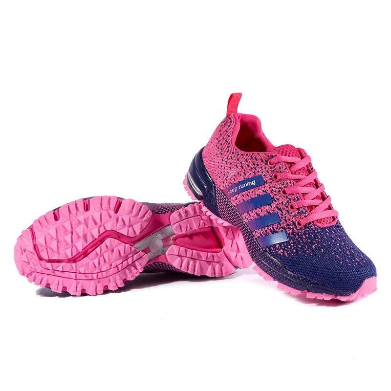Men Running Shoes Mesh Fashion Sneakers Breathable Casual Sport Shoes Outdoor Walking Jogging Tennis Shoes Athletics Plus Size