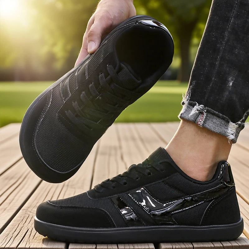 Tenis De Hombre Wide Toe Box Barefoot Shoes Minimalist Breathable Comfortable Outdoor Walking Shoe Sports Casual Blue Shoes 2025