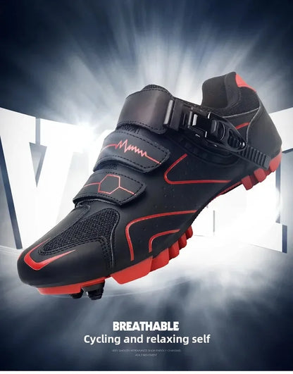 Unisex fietsschoenen met harde zool – 4-seizoenen racefietsschoenen met klikpedalen voor MTB en buitensporten