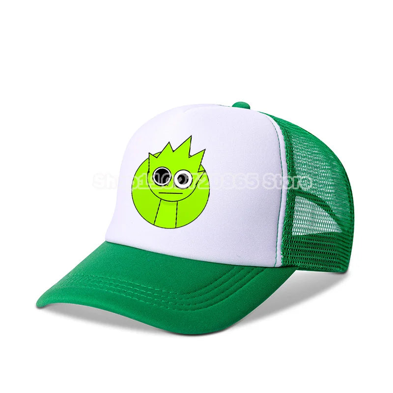 Sprunkis Baseball Cap Simple Fashion Sport Casual Headwear Popular Game Anime Figure Hats Summer Sunscreen Sun Hat Birthday Gift