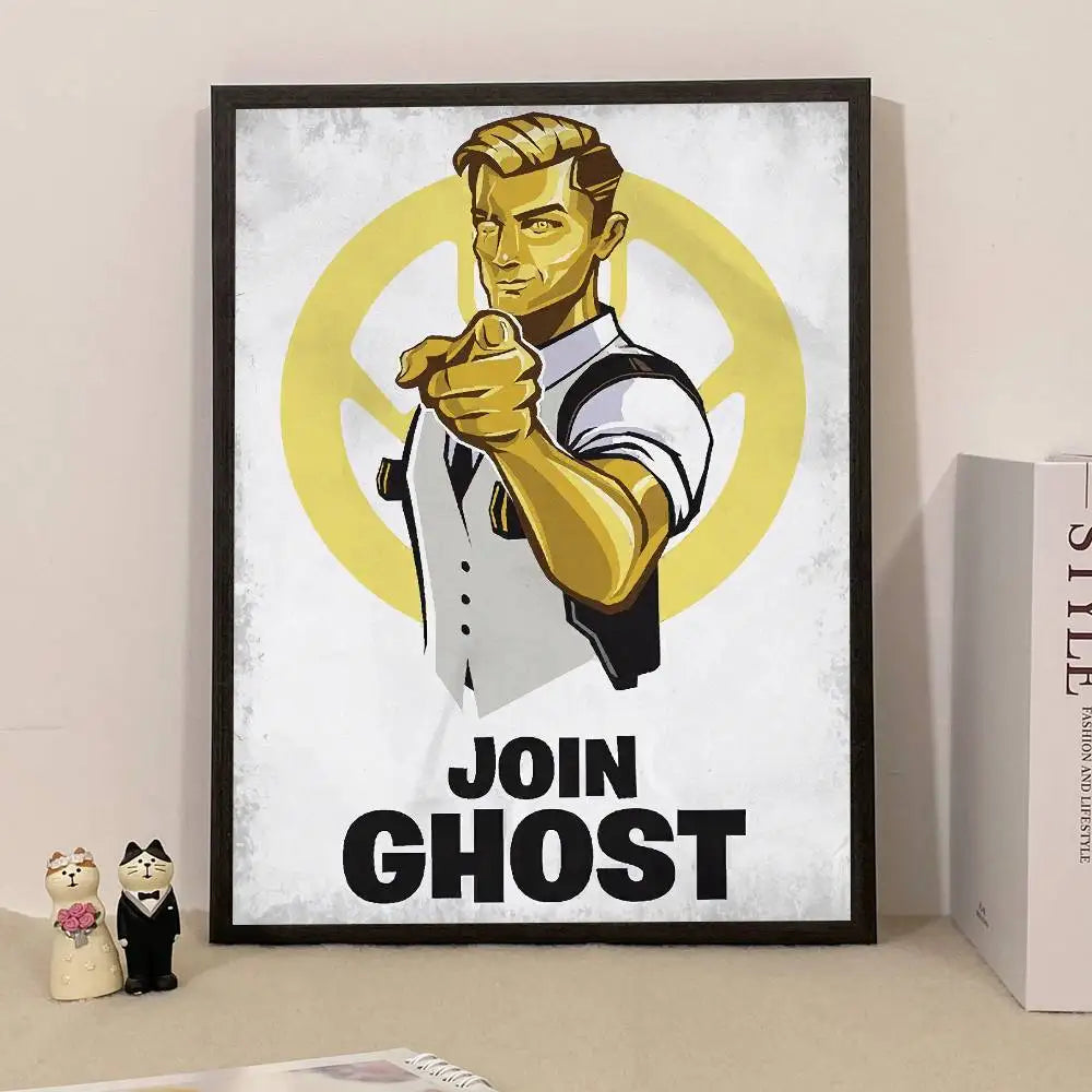 Game F-Fortnite Überraschungsposter als Wohndekoration, Wandbild für Arbeitszimmer und Wohnzimmer