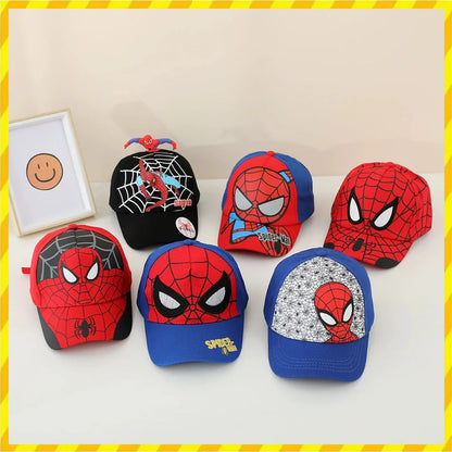 HotAnime Cartoon Spiderman Hats for Kids Toddler Baseball Cap Spring Snapback Hip Hop Adjustable Caps