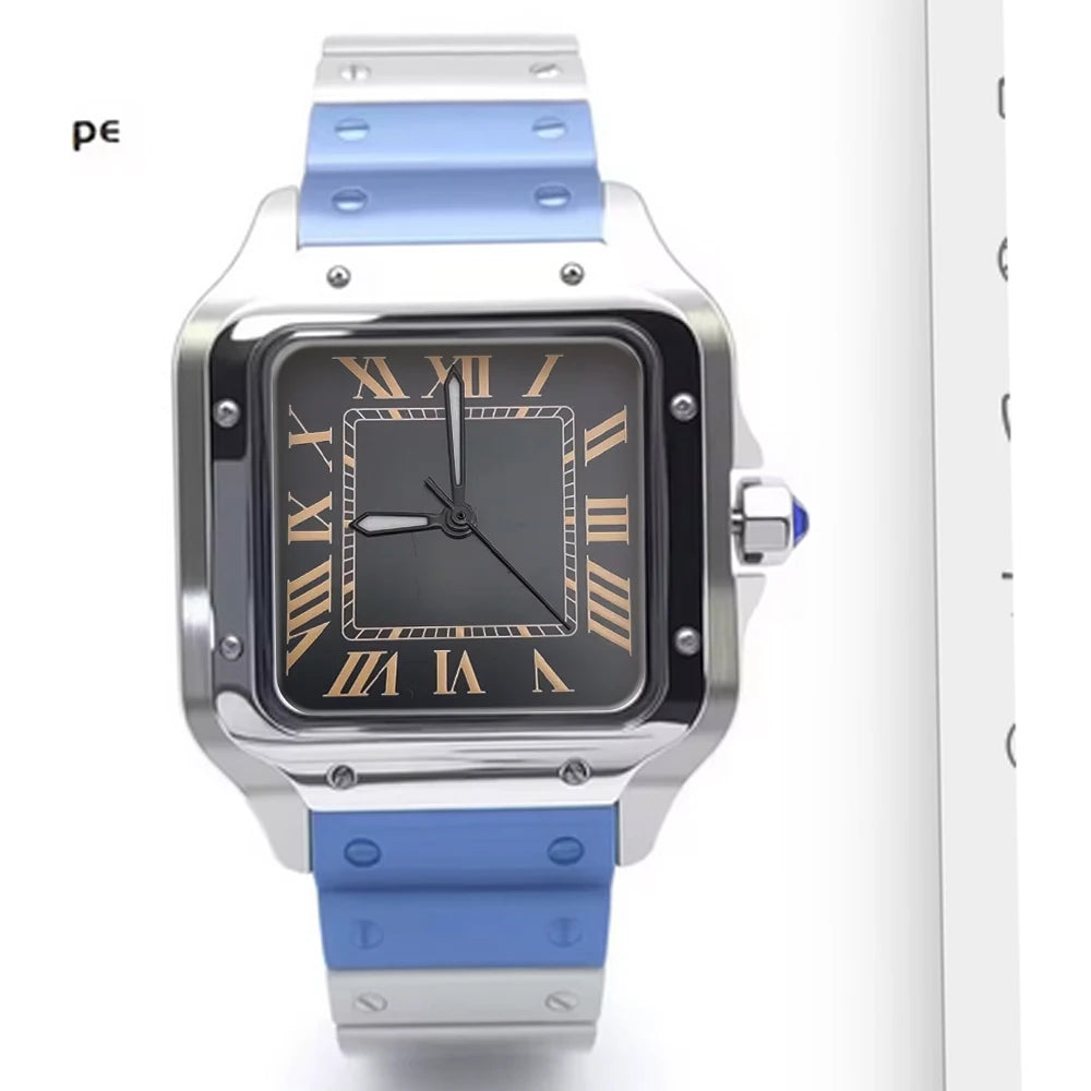 Men's watches Square Case New NH35 watch automatic sports watch waterproof fashion design Japan Miyota NH35 watch reloj hombre