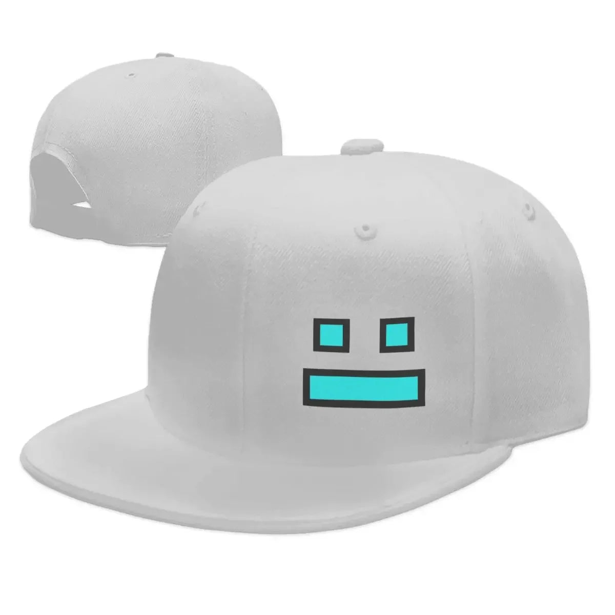Videoherní kšiltovky Geometry Dash pro muže i ženy, nastavitelné kšiltovky, hiphopové kšiltovky, casquette