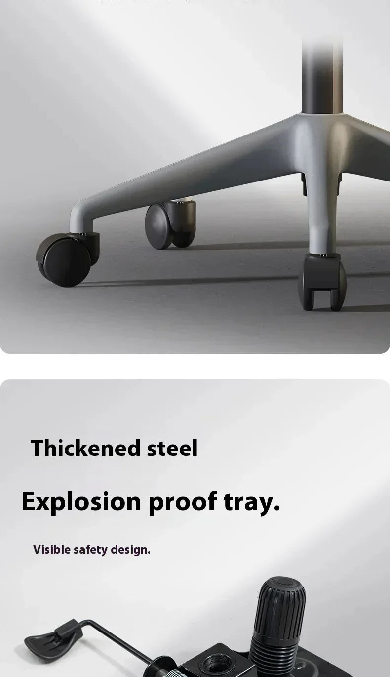 Office Chair Gaming Desk Ergonomic Computer Adjustable Armrests 3D Headrest Chair Lift Chair Back Can Tilt Back with Foo Pedals