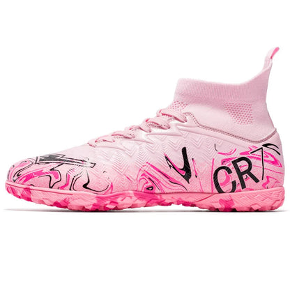 Chaussures de football TaoBo pour hommes – Crampons de haute qualité pour terrain synthétique, baskets de jeunesse, chaussures de terrain, chaussures de futsal pour hommes, baskets de terrain synthétique (Zapatillas de D