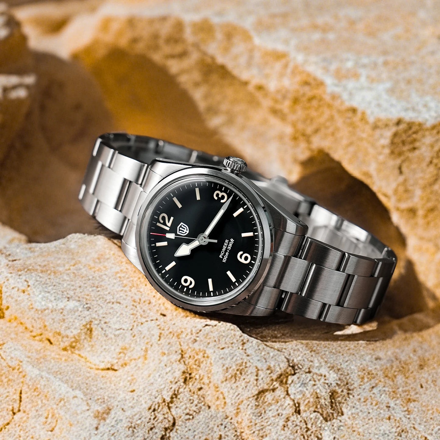 Watchdives WD1960S V2 36.5mm Men’s Quartz Watch VH31 Sweep-Seconds Movement  Sapphire Crystal BGW9/C3 Luminous  Watch for Men