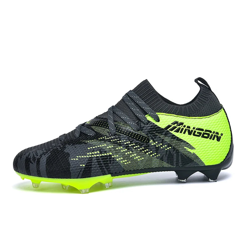 Chaussures de football pour homme, crampons, chaussures de football professionnelles, mailles respirantes, football junior, baskets antidérapantes pour homme, Society Chuteira