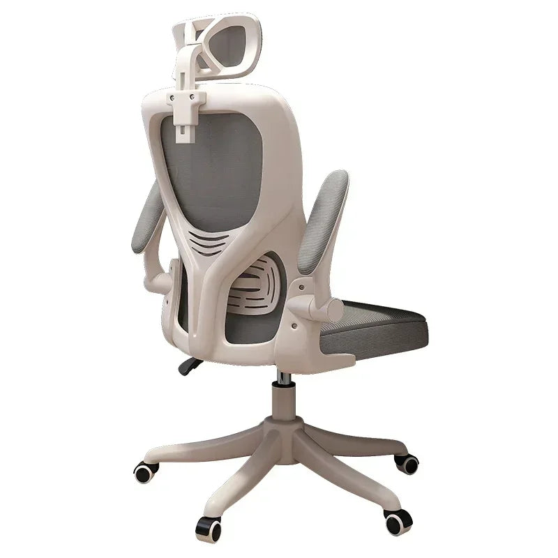 Ergonomic Recliner Computer Chair, Adjustable Swivel Office Gaming Chair with Wheels, Comfortable Lounge Accent Chair for Home Office & Living Room
