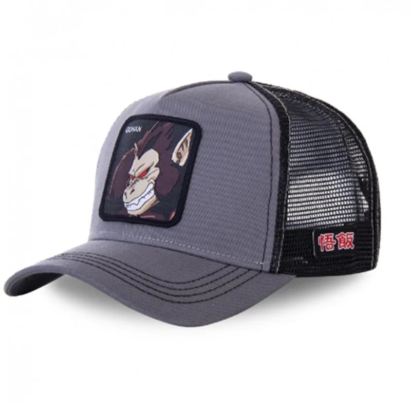 Dragon Ball Z Styles Anime Son Goku Cotton New Baseball Cap Men Women Hip Hop Dad Adjustable Mesh Hat Trucker Hat