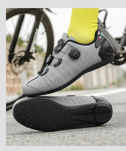 Highway bike cycling shoes, breathable and wear-resistant mountain bike cycling shoes, professional bike lock shoes Men or Women