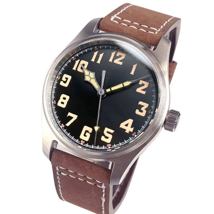 39mm Pilot Aviator Diving Watches Miyota8215 Automatic Mechanical Watch for Men 20BAR Waterproof Sapphire Crystal 316L Steel