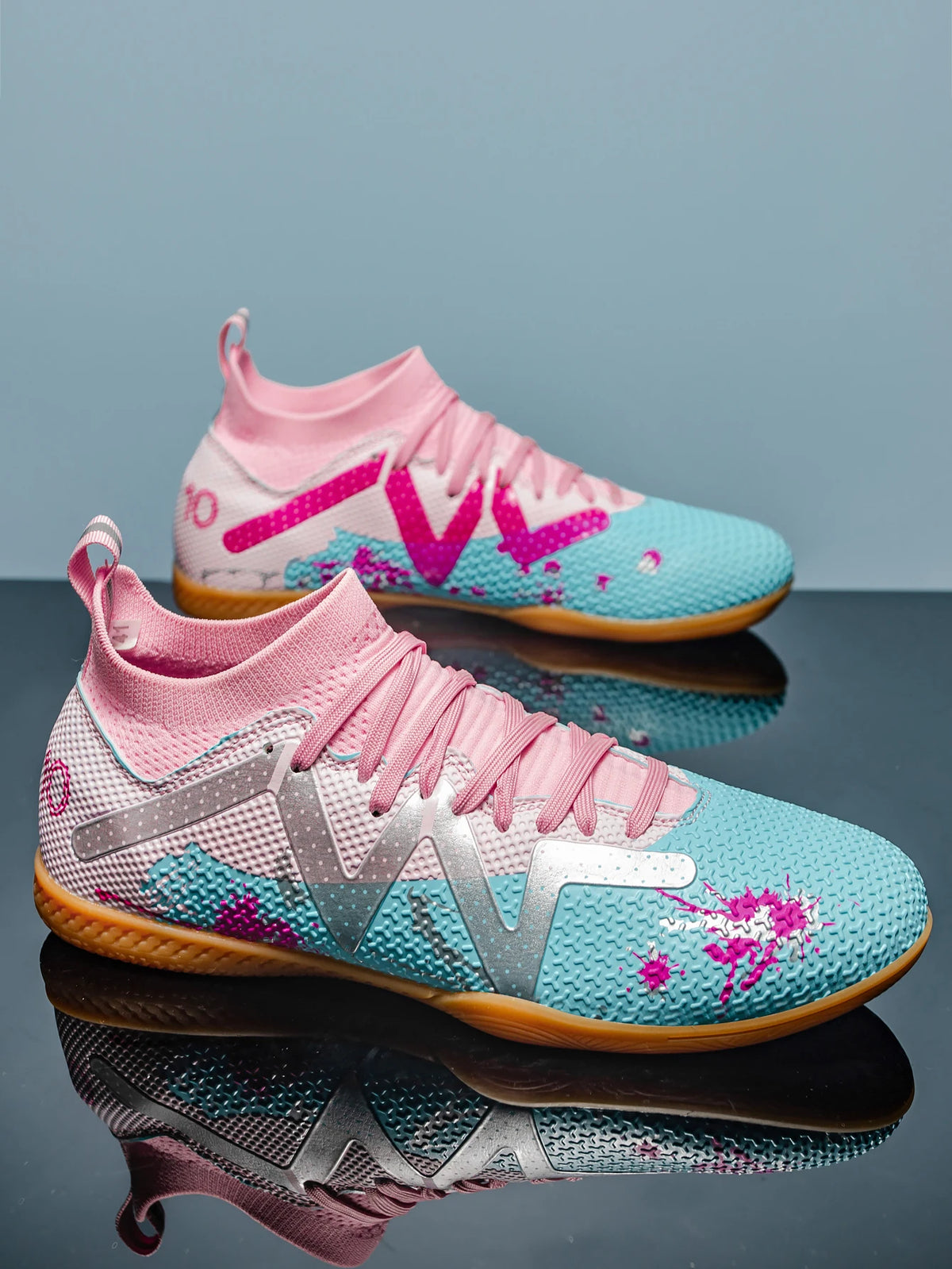 Chaussures de football pour homme, crampons Society, chaussures de football professionnelles, chaussures de football d'intérieur pour terrain rapide, baskets pour garçon, entraînement original