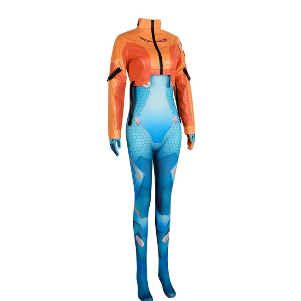 Σετ στολής cosplay Juno από το παιχνίδι Overwatch 2 με περούκα, πλήρες κοστούμι Support Hero, ρούχα για Halloween και καρναβάλι, Juno Teo Minh, για γυναίκες και κορίτσια