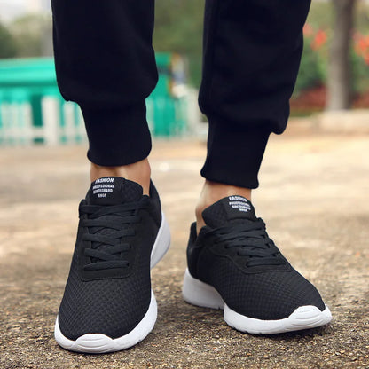 Original Men's Running Walking Mesh Shoes Fashion Casual Sneakers Outdoor Breathable Athletic Gym Lightweight Men's Tennis Footwear