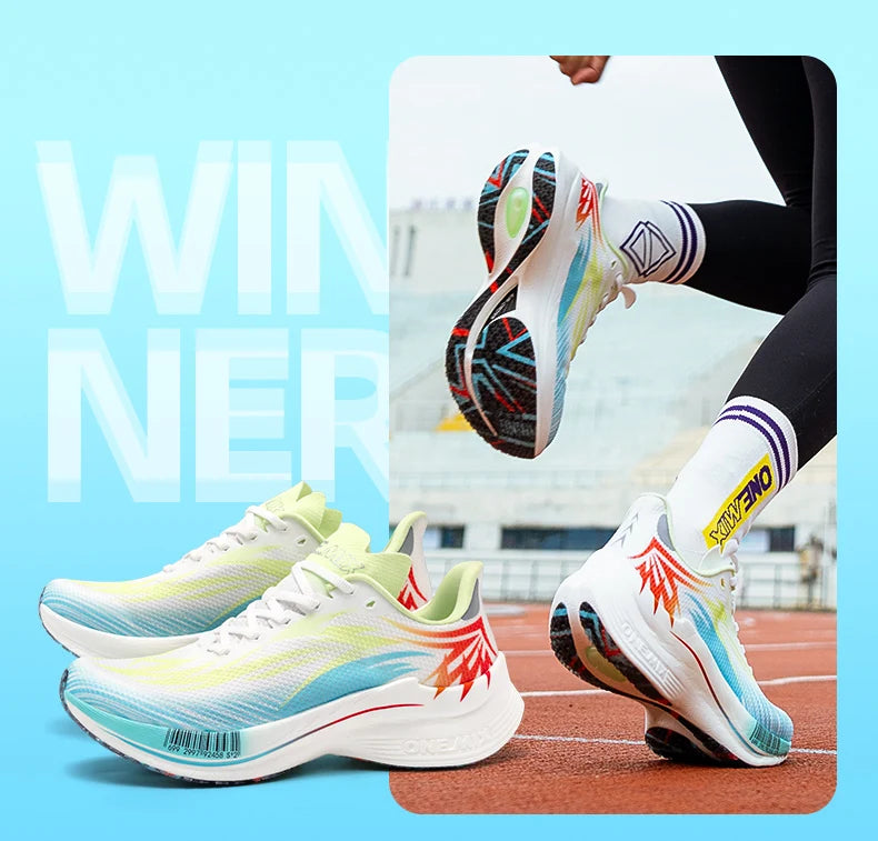 ONEMIX 2026 New Arrival Training Running Shoes for Men Full Sole Nylon Plate Sport Shoes Breathable Summer Female Jogging Shoes