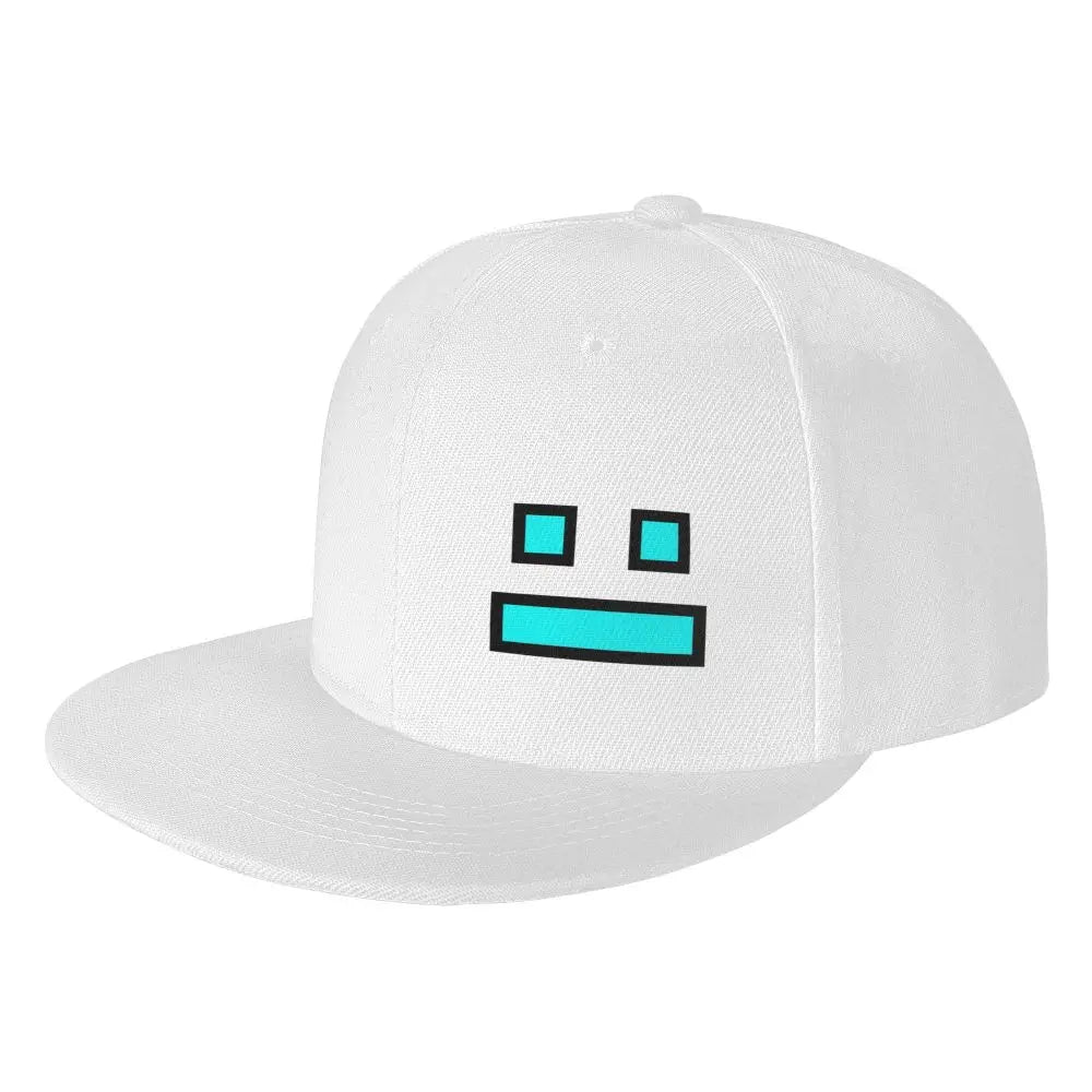 Videoherní kšiltovky Geometry Dash pro muže i ženy, nastavitelné kšiltovky, hiphopové kšiltovky, casquette
