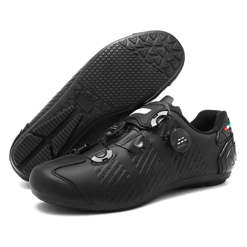 Highway bike cycling shoes, breathable and wear-resistant mountain bike cycling shoes, professional bike lock shoes Men or Women