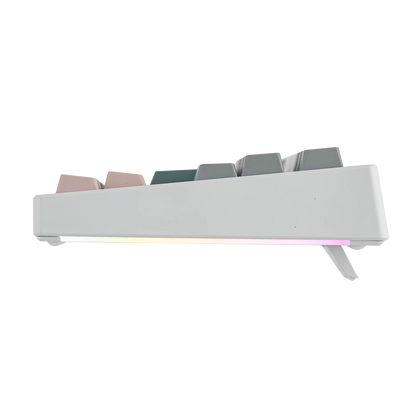 ISO-UK-Layout EPOMAKER TH87 TKL-Layout kabelgebundene/BT/2.4Ghz kabellose mechanische NKRO-Tastatur mit 10000mAh-Akku & RGB-Beleuchtung