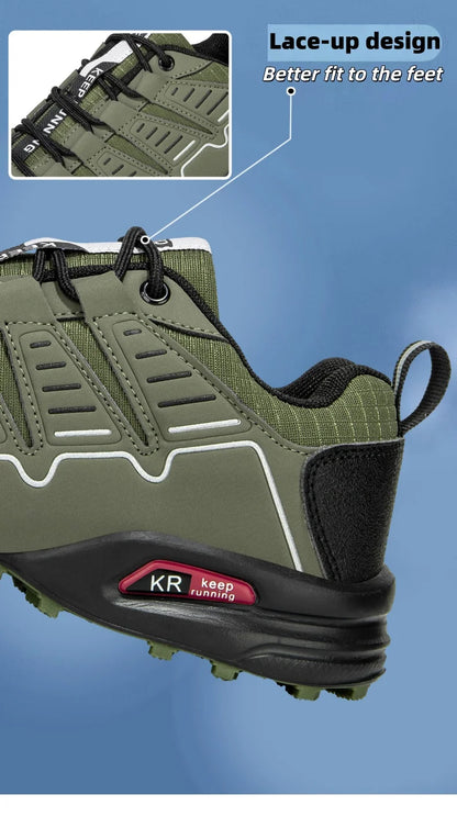 Lockless-Fahrradschuhe für Herren, Outdoor-Wander- und Cross-Country-Schuhe mit rutschfester Sohle, atmungsaktive Sportschuhe, Rennradschuhe
