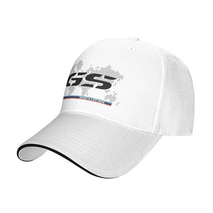 GS Weltkarte Motorrad-Trucker-Cap Herrenmode-Hüte Sonnenkappen Angelhut Atmungsaktive Baseballkappen aus Polyester-Netzgewebe für den Sommer