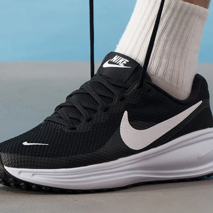 Chaussures de course Nike Revolution 8 Mesh respirantes pour homme, noir et blanc, HJ9198-003