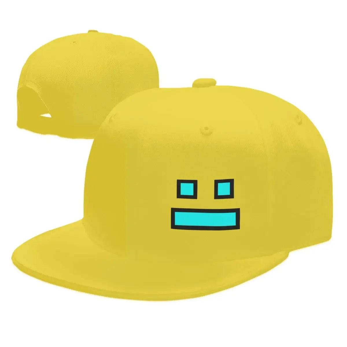 Videoherní kšiltovky Geometry Dash pro muže i ženy, nastavitelné kšiltovky, hiphopové kšiltovky, casquette