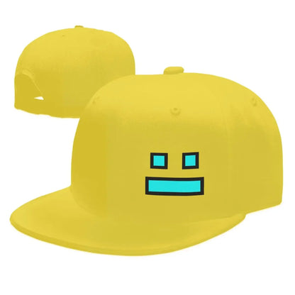 Videoherní kšiltovky Geometry Dash pro muže i ženy, nastavitelné kšiltovky, hiphopové kšiltovky, casquette