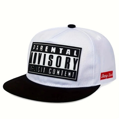 Casquette de baseball à bord plat de la marque Tide pour couple, modèle ADV, version coréenne, tendance, impression offset, casquette urbaine, protection solaire, casquette à lettres