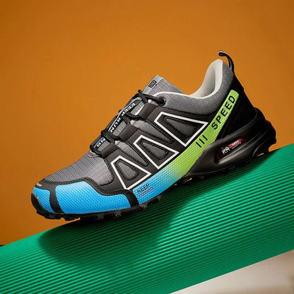 Lockless-Fahrradschuhe für Herren, Outdoor-Wander- und Cross-Country-Schuhe mit rutschfester Sohle, atmungsaktive Sportschuhe, Rennradschuhe