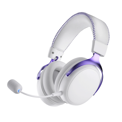 Auscultadores Gaming AKKO Verge S9 com Microfone – Driver de 53mm, Bluetooth 5.3 Sem Fios Quad-Mode, Som Surround 7.1, Auscultadores Gaming Profissionais para FPS